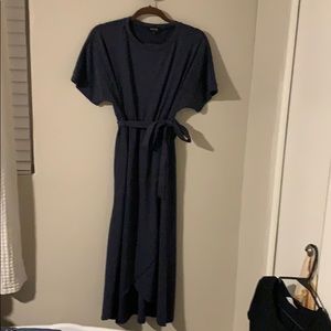 Navy Tulip Cut Roolee Dress